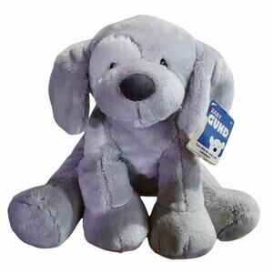 Baby Gund Spunky Puppy Dog Gray Stuffed Animal Plush Keywind Musical Toy 4059059